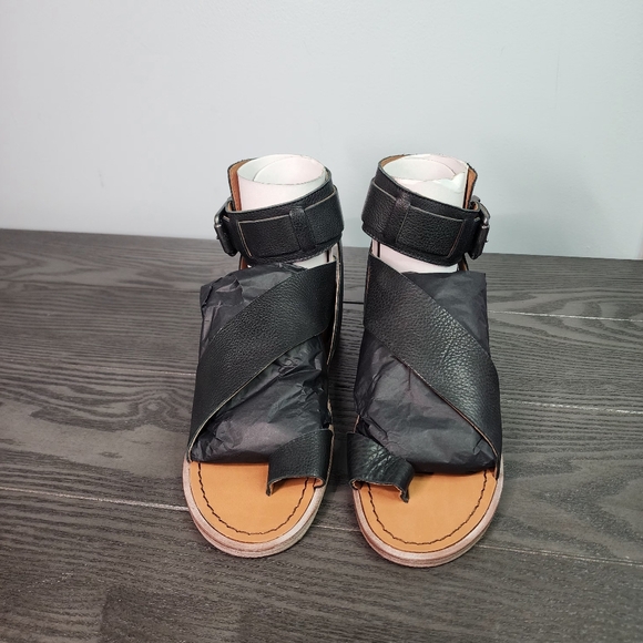 FREE PEOPLE Vale Boot Sandals Black - Picture 6 of 14